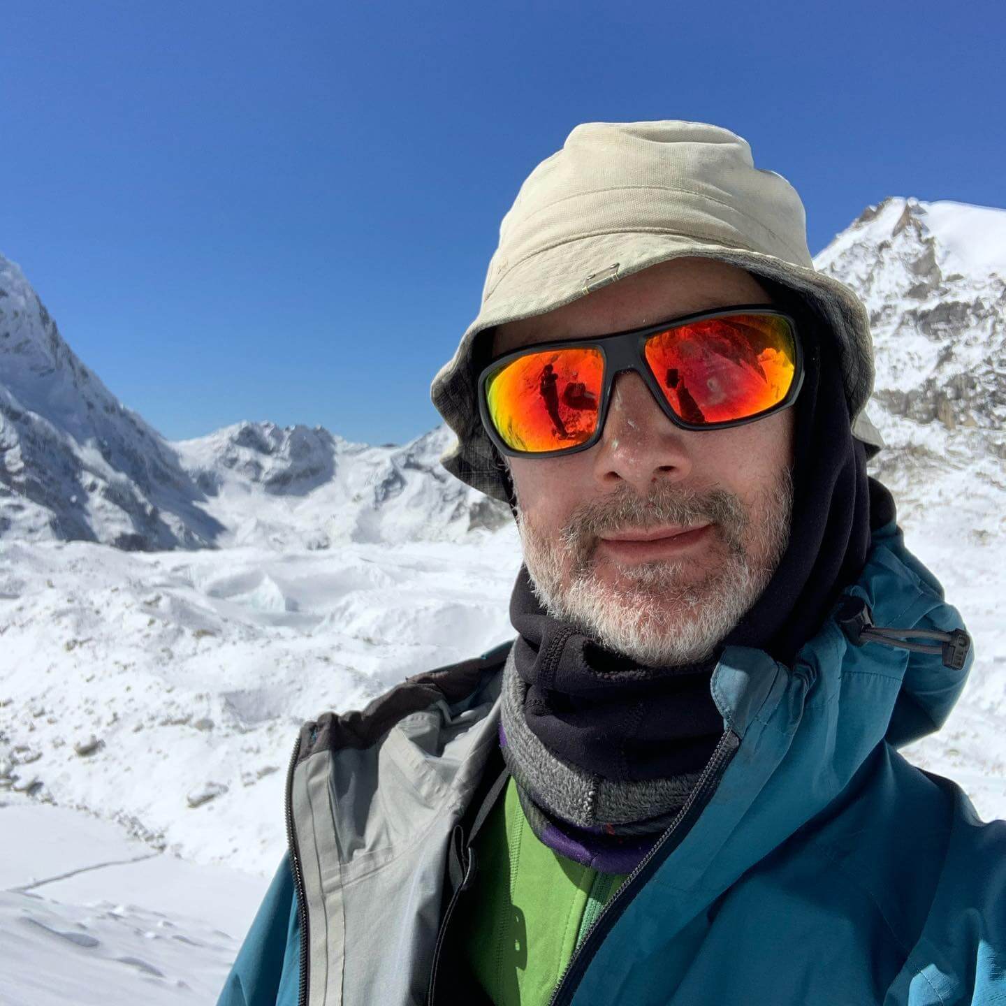 Camp on the glacier, October 24