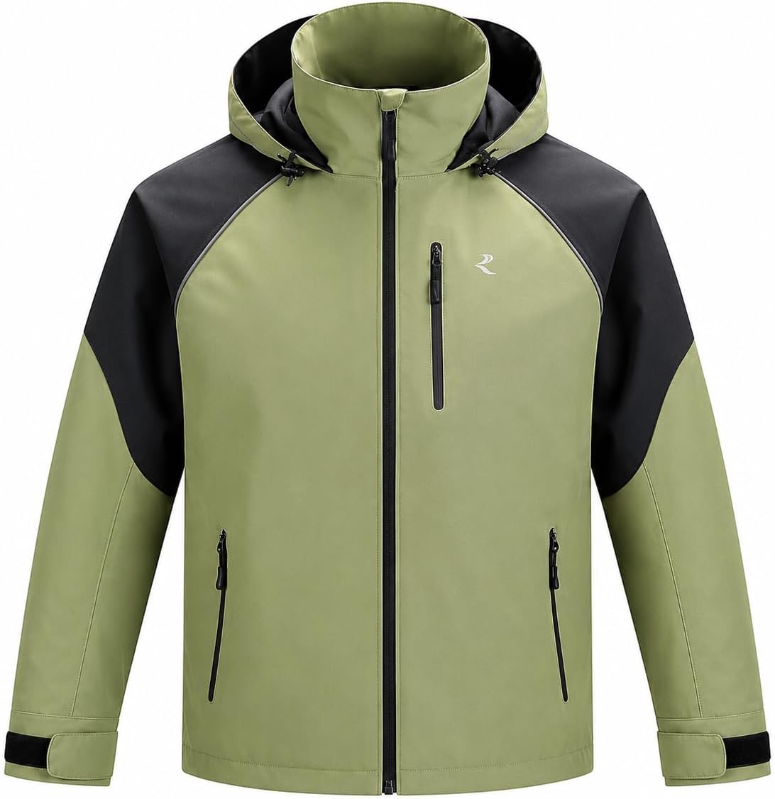 RANDY SUN Reflective Breathable Waterproof Jacket