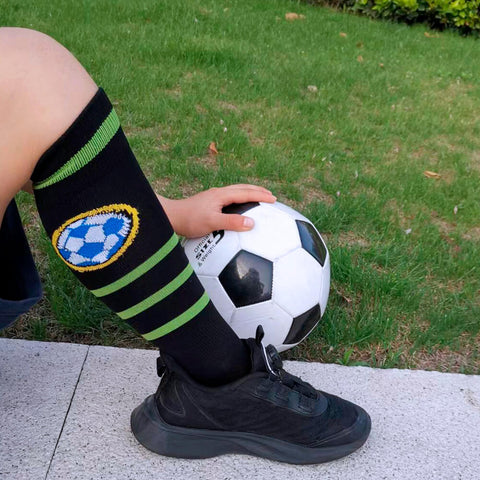 RANDY SUN Adults Kids Quick Dry Soccer Sports Socks 2 Pairs