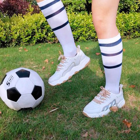 RANDY SUN Adults Kids Quick Dry Soccer Sports Socks 2 Pairs