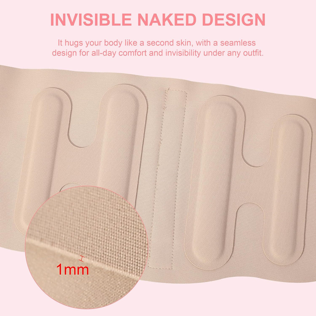 Invisible Ultra Thin Back Brace for Lower Back