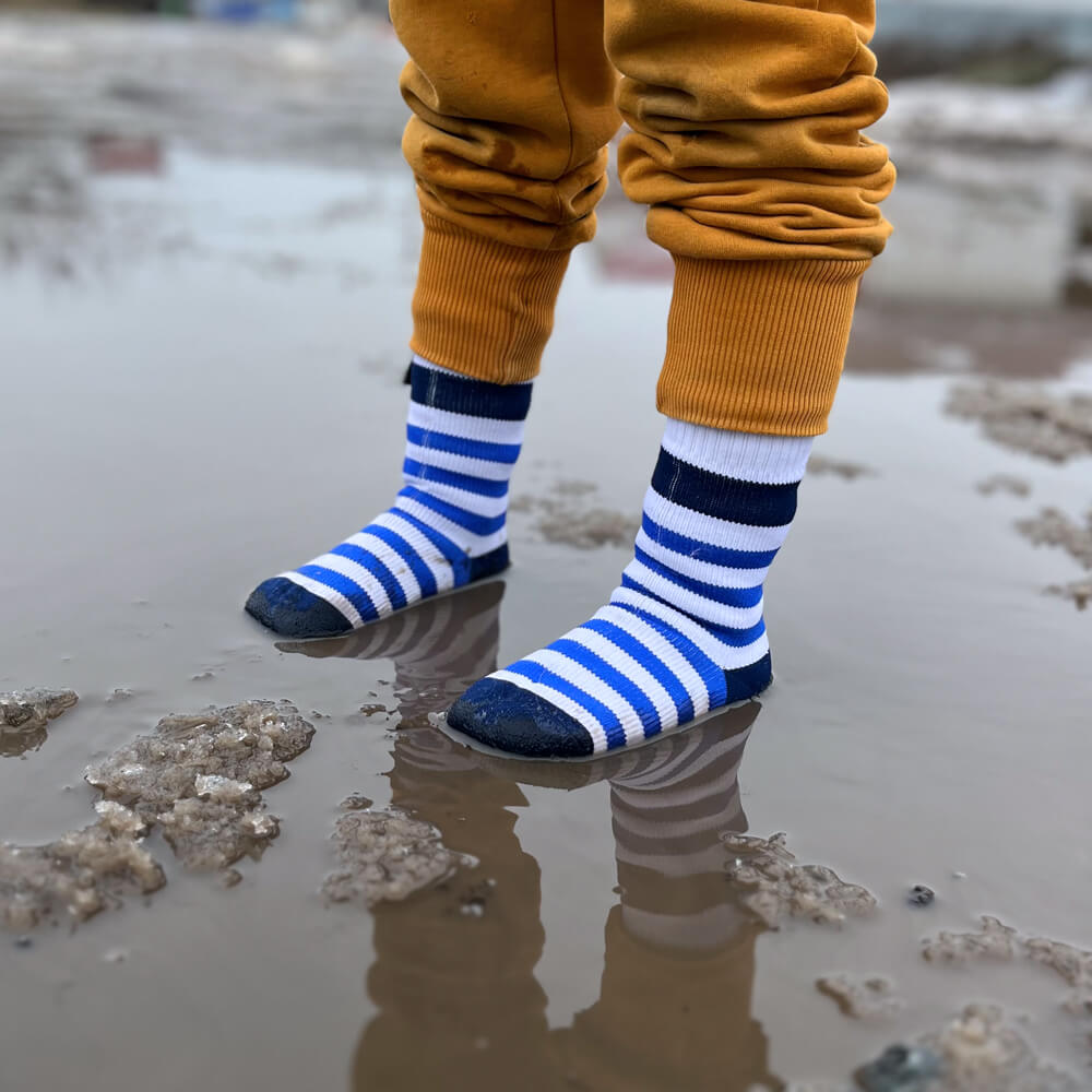 RANDY SUN Kids Waterproof Breathable Socks Mid Calf Toddler