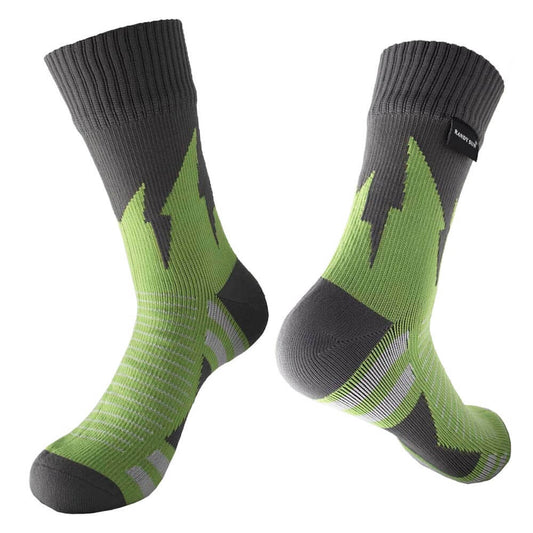 gray green waterproof socks