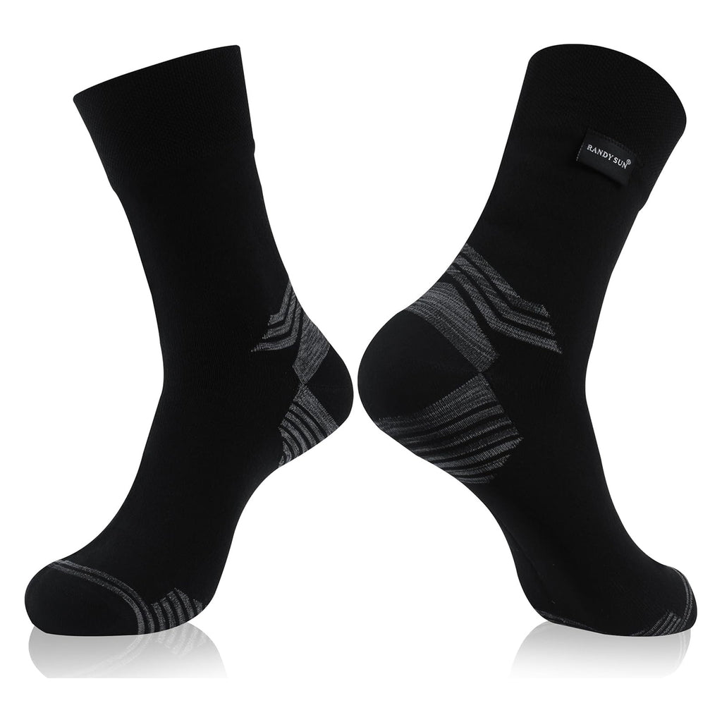 RANDY SUN 2.82oz Ultra Thin Breathable Waterproof Socks Mid Calf Quick Dry RS321