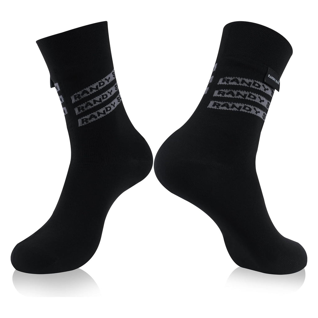 RANDY SUN 2.82oz Ultra Thin Breathable Waterproof Socks Mid Calf Quick Dry RS324