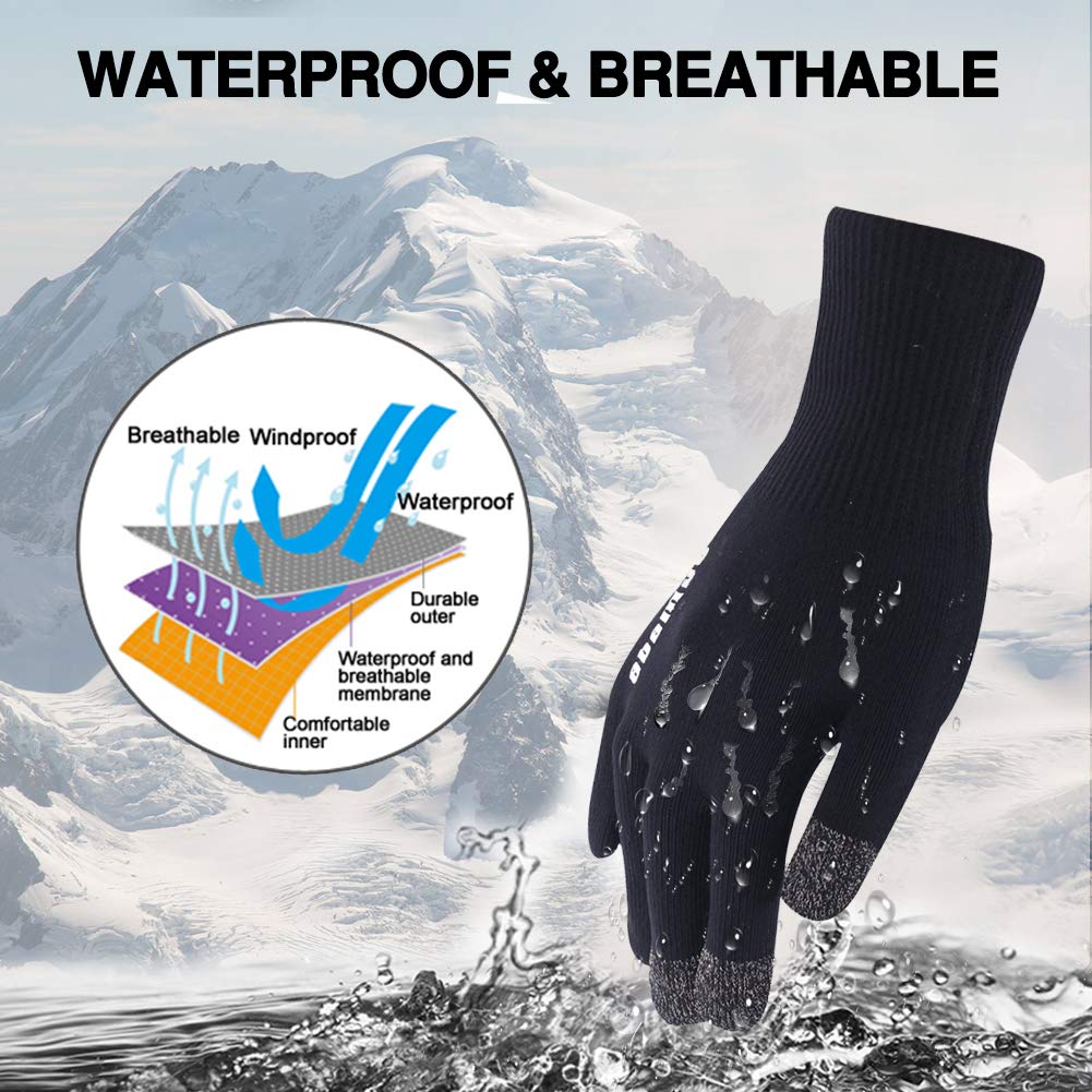 touchscreen waterproof gloves