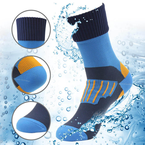 blue waterproof socks