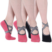 black yoga socks