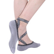 gray yoga socks