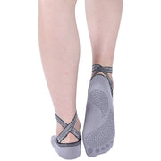 gray yoga socks