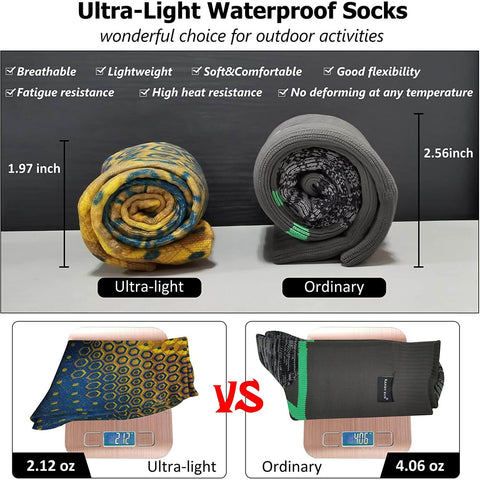 ultra light waterproof socks