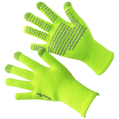 green waterproof gloves