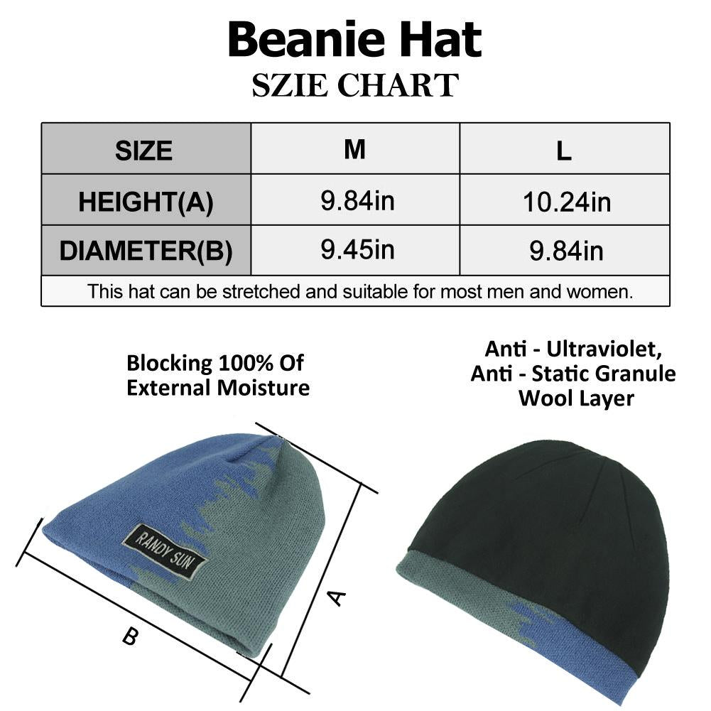 waterproof beanies size