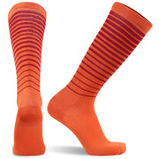 orange compression socks
