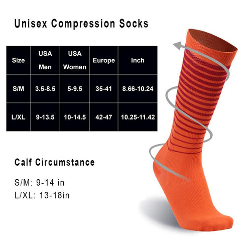 compression socks size
