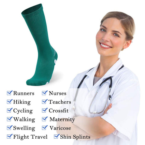 compression socks application