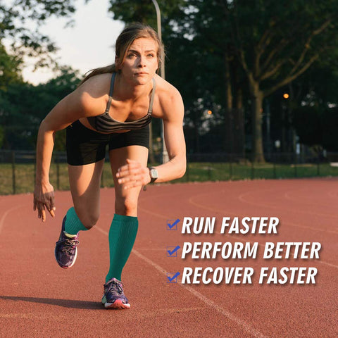 compression running socks