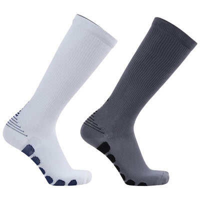 white compression socks