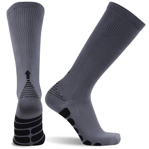 gray compression socks