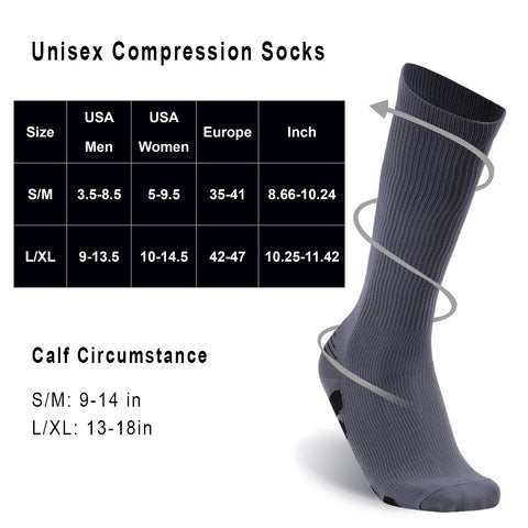 compression socks size