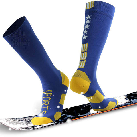 RANDY SUN Star Blue Hiking Waterproof Socks 10-50 Pairs