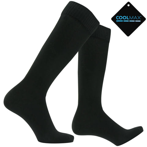 RANDY SUN Black Knee High Waterproof Socks 10-50 Pairs