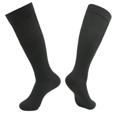 RANDY SUN Black Knee High Waterproof Socks 10-50 Pairs