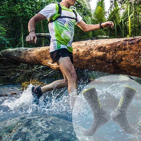 RANDY SUN Waterproof Breathable Socks Mid Calf