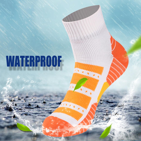 RANDY SUN Orange Waterproof Ankle Socks 10-50 Pairs