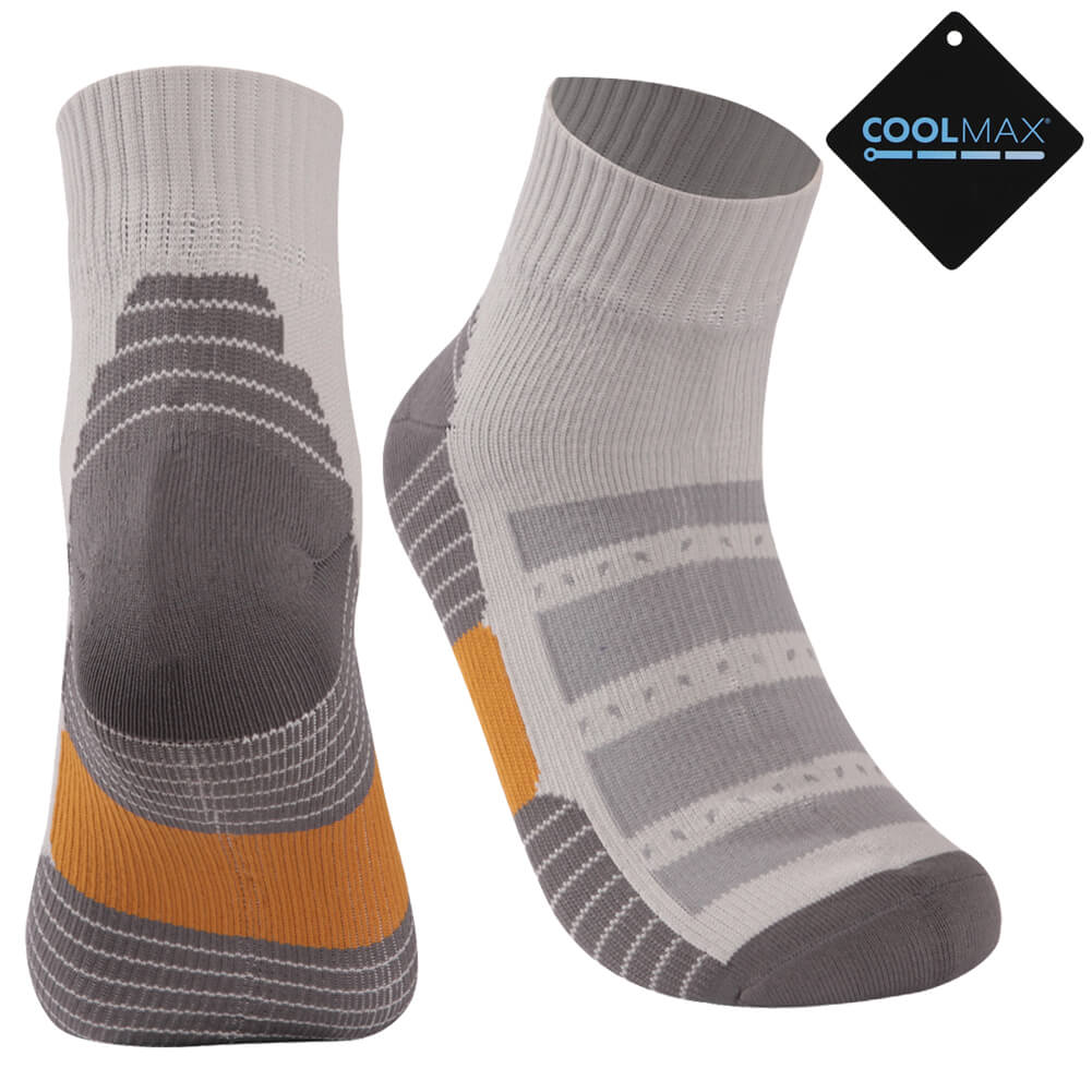 RANDY SUN Grey Ankle Waterproof Socks 10-50 Pairs