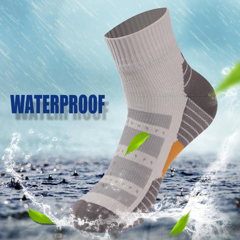 RANDY SUN Grey Ankle Waterproof Socks 10-50 Pairs