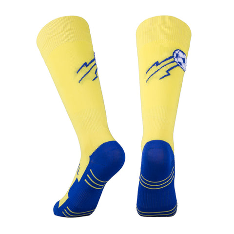 yellow soccer socks