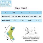 size waterproof socks