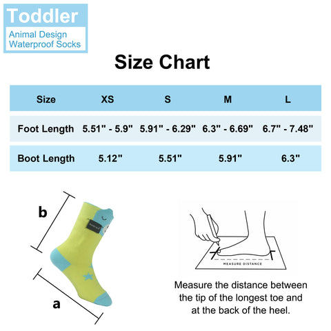 size waterproof socks