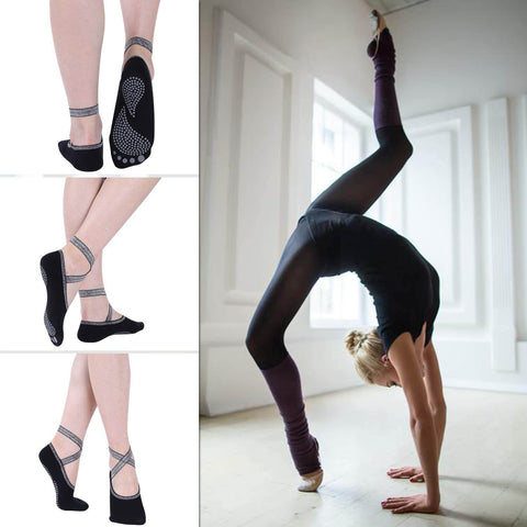 RANDY SUN Cotton Non Slip Yoga Socks 10-50 Pairs